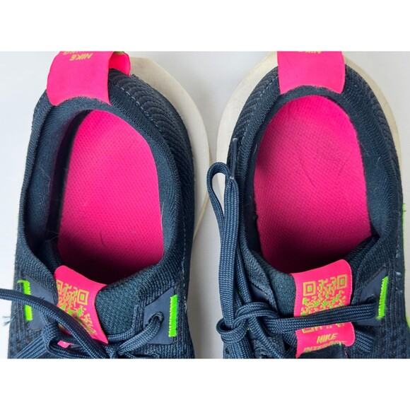 Nike Interact Run Womens Running Shoes 10.5 Blue Pink Green Lightweight Sneakers - Picture 9 of 13